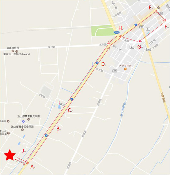 臺東監理站學習駕駛暨道路駕駛考驗路線C